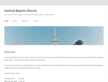 Tablet Screenshot of centralbaptistnh.org